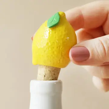 Lemon Wine Stopper